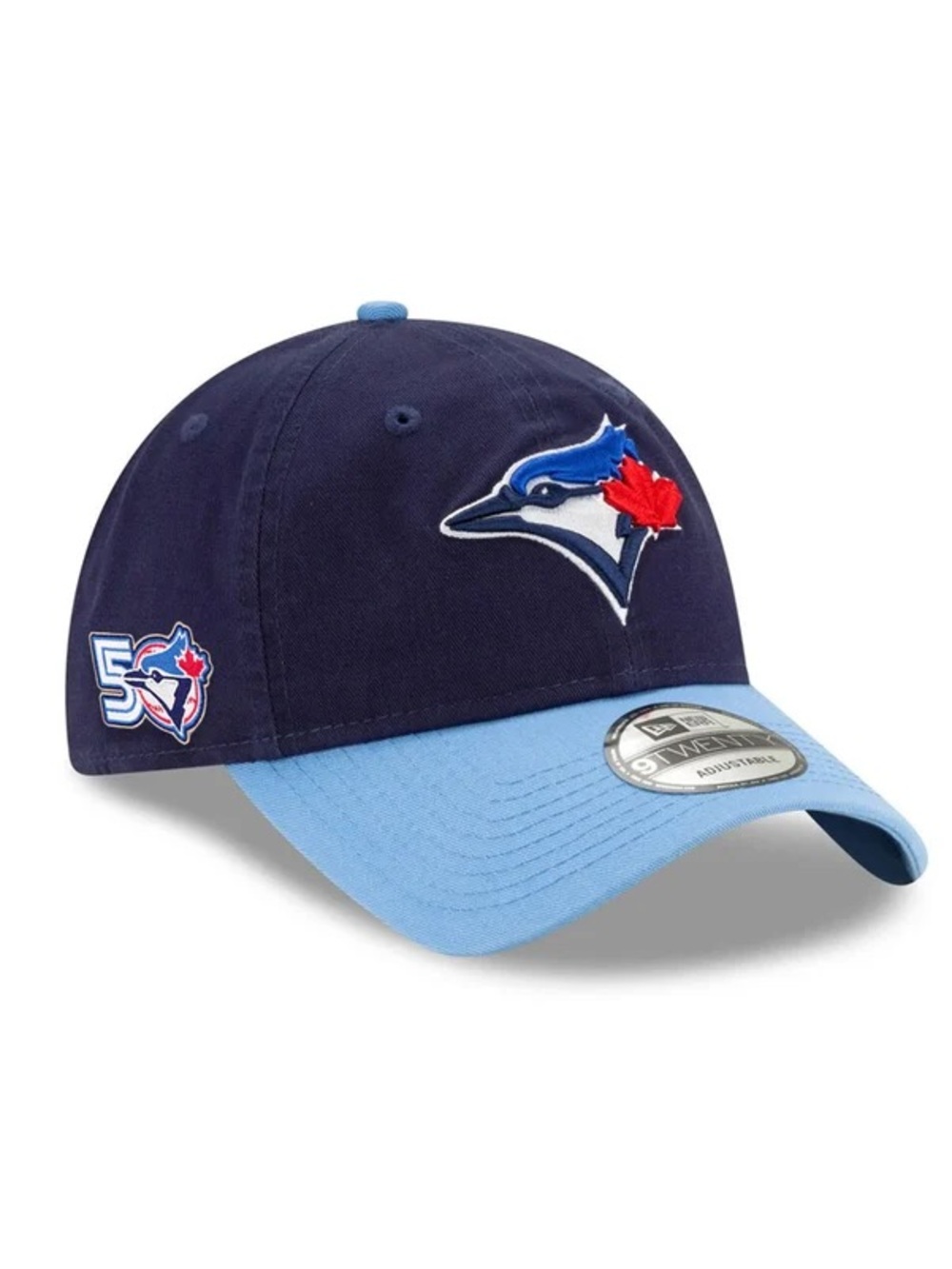 New Era - Toronto Blue Jays 50th Season Side Patch 9TWENTY Adjustable Hat
